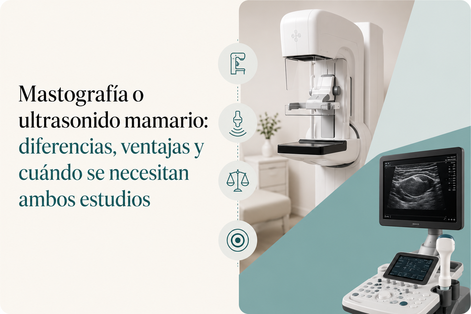 Mastografía o ultrasonido mamario: diferencias, ventajas y cuándo se necesitan ambos estudios